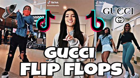 gucci flip flops music video|gucci flip flops tiktok song.